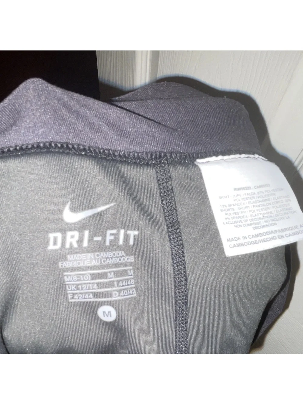 Nike Black Diamond-Print tennis Skort